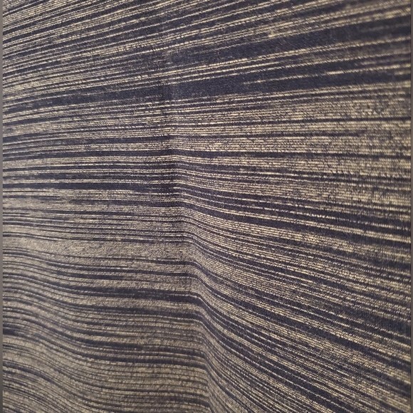 Beautiful blue stripe pattern fleece/fur lined sweater size Medium - Picture 3 of 3